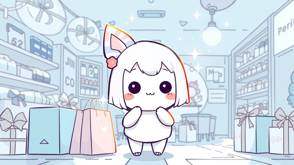 팝업 스토어 특전 & 혜택 (illustration 스타일)