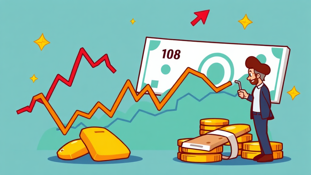 금 투자 시 고려 사항 (cartoon 스타일)