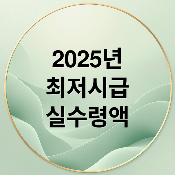 2025년
최저시급
실수령액 (2025년 최저시급 실수령액 월급)