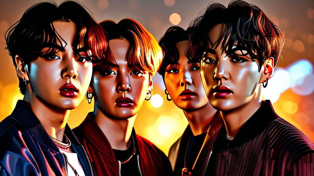 과거 방탄소년단 멤버들의 사생활 침해 사례 (realistic 스타일)