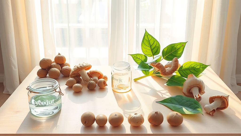 효과적인 식재료 조합 전략 (watercolor 스타일)