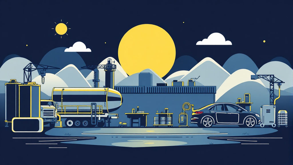 기업 개요 및 사업 분석 (illustration 스타일)