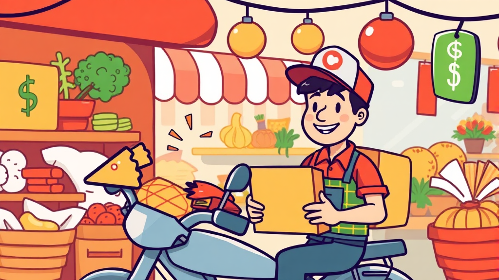 상생페이백 & 추가 혜택 (cartoon 스타일)