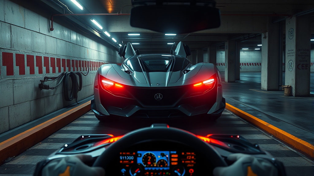 사이버트럭 크기, 주차 시 유의사항 (realistic 스타일)