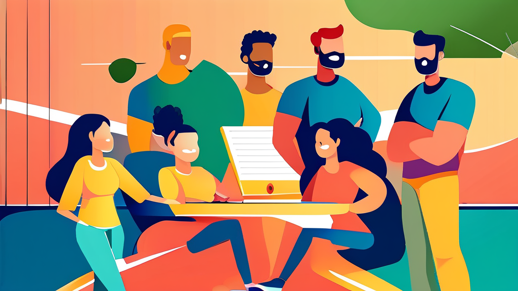 평생교육이용권, 이렇게 활용하세요! (cartoon 스타일)