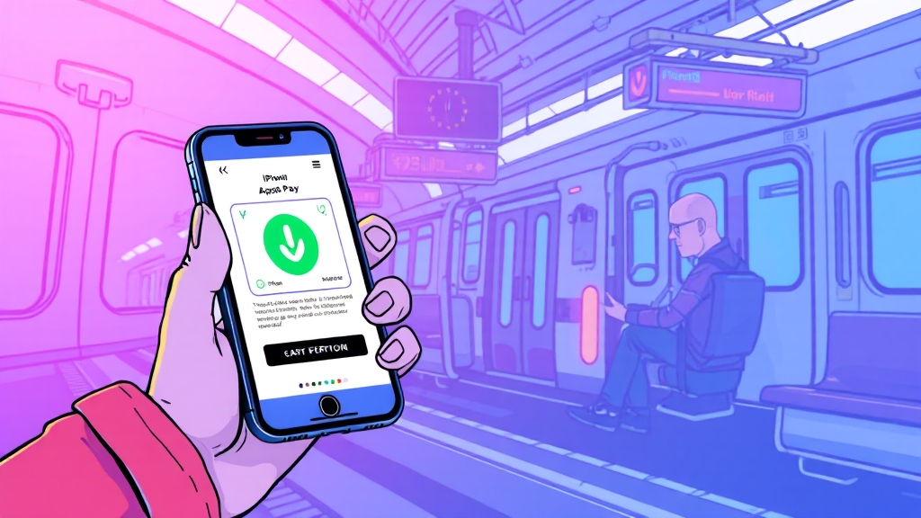 애플페이 K-패스 Q&A (illustration 스타일)