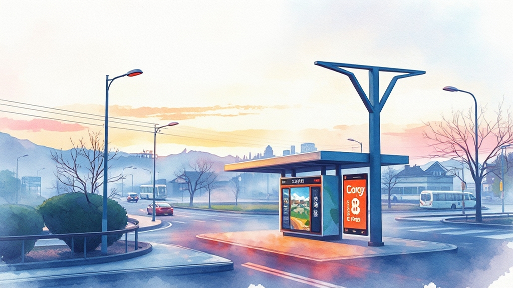 청주공항 시외버스 정보 (watercolor 스타일)