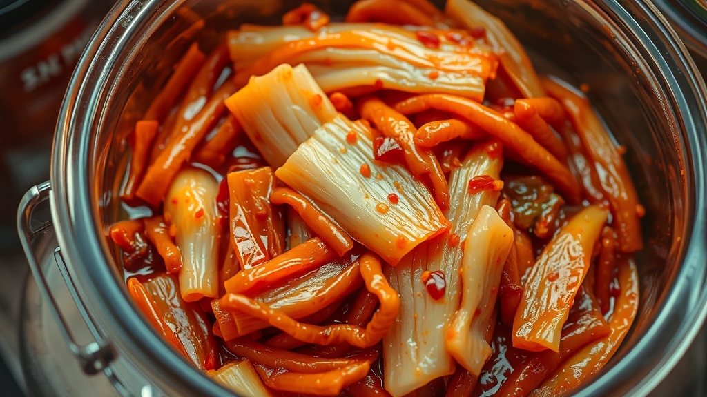 김치 보관 & 숙성 노하우 (realistic 스타일)