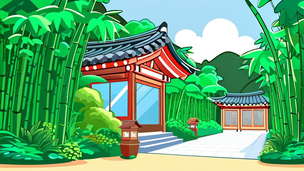 담양 죽녹원 입장료 및 주차 정보 (2026년 업데이트) (cartoon 스타일)