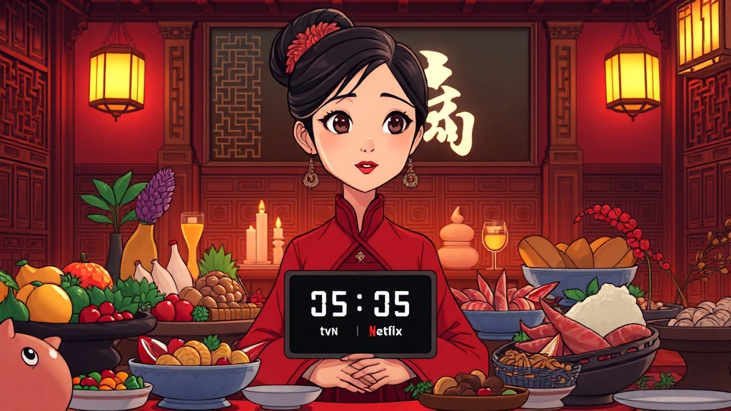 시청 정보 및 반응 (cartoon 스타일)