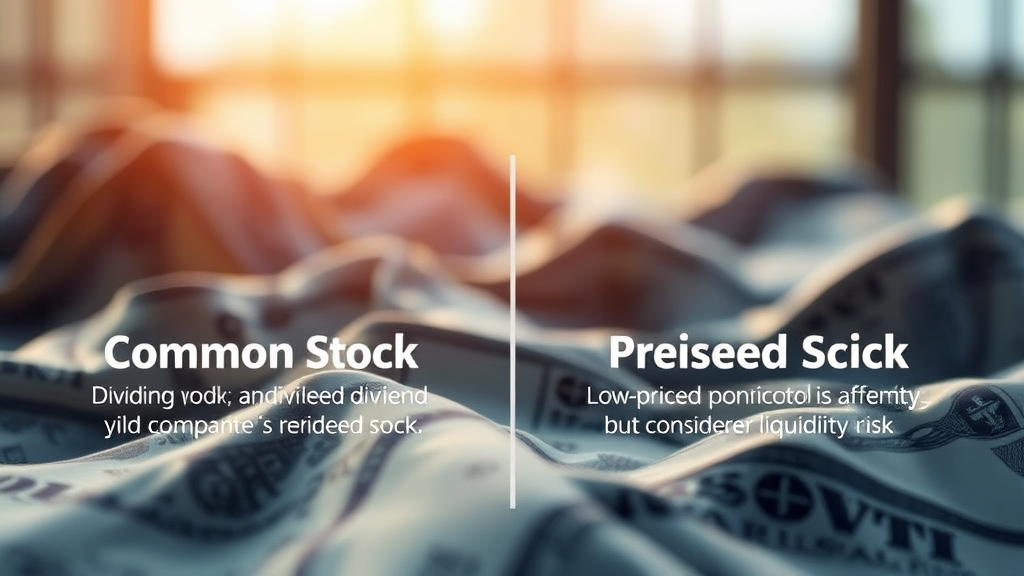 보통주 vs 우선주, 배당 선택 전략 (realistic 스타일)