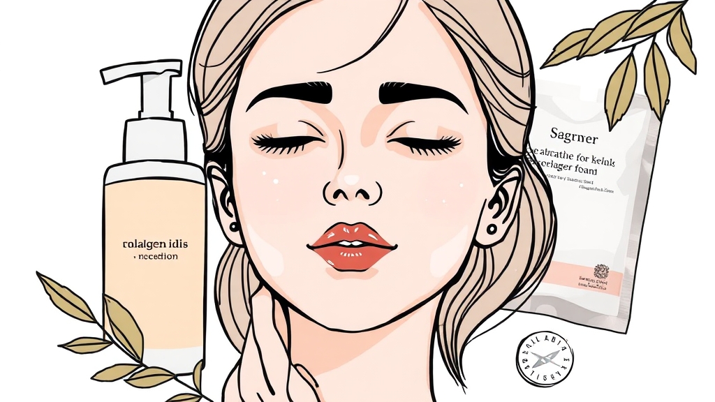 전문가 조언: 예민 피부 관리 팁 (illustration 스타일)