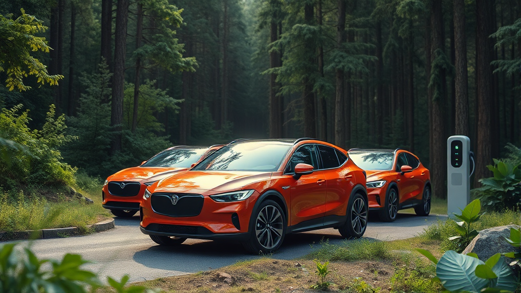 폴스타의 지속가능성 로드맵과 미래 비전 (realistic 스타일)