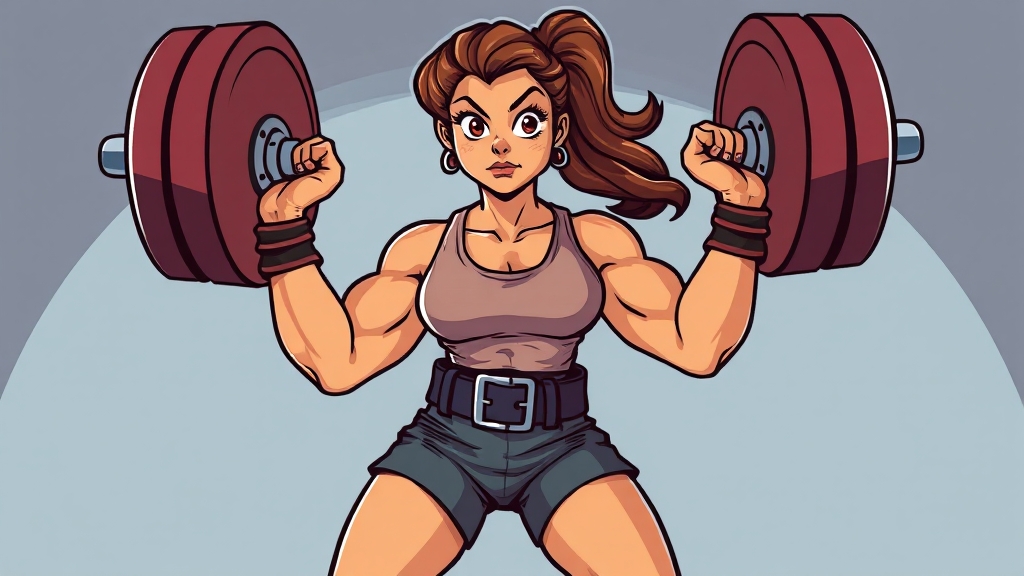 리프팅 벨트, 왜 필요할까? (cartoon 스타일)