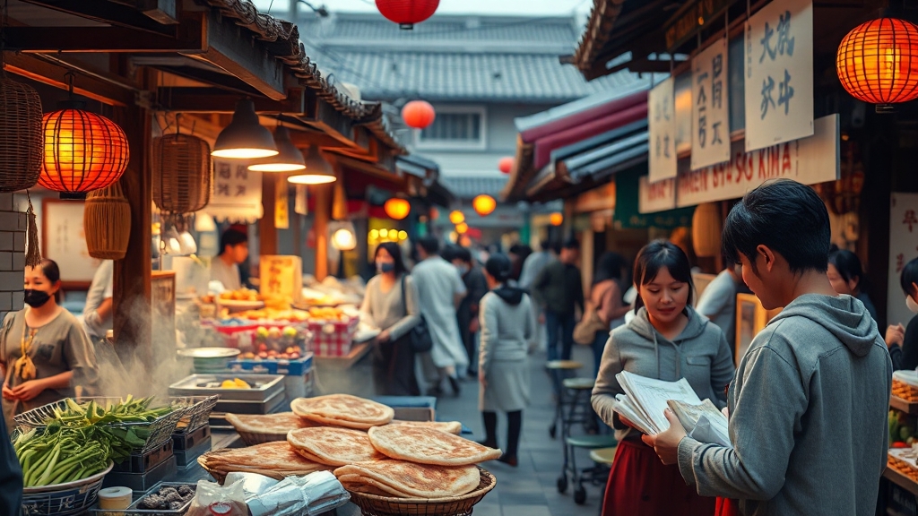 맛있는 음식 탐방 (realistic 스타일)
