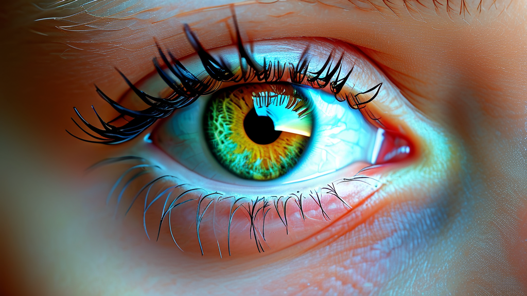 망막박리를 유발하는 주요 원인과 고위험군 (realistic 스타일)