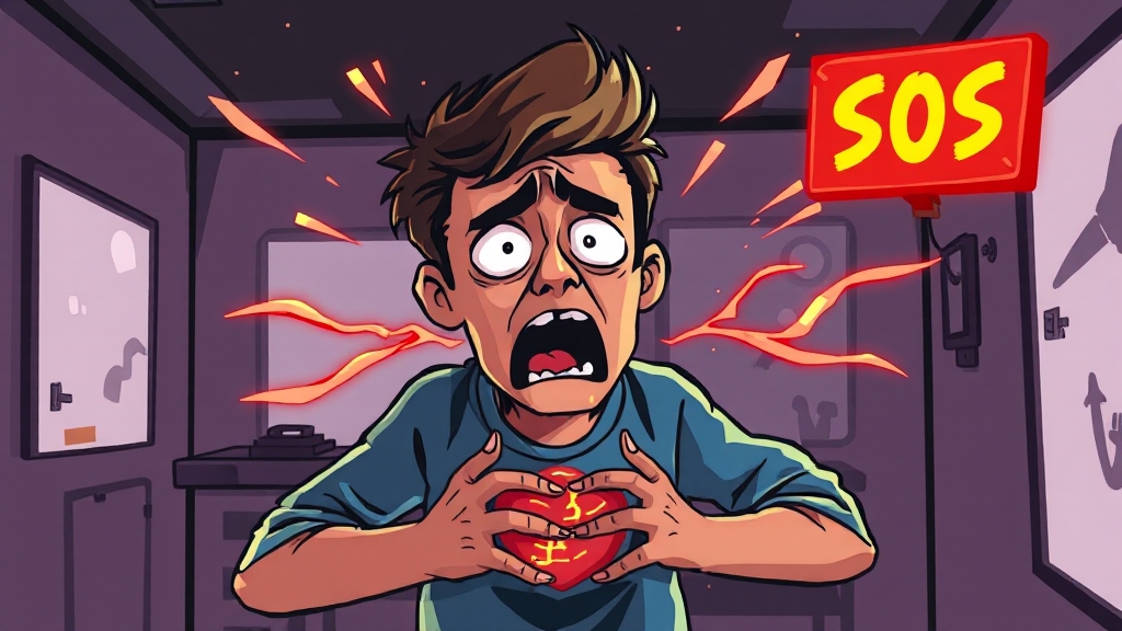 공황장애란 무엇일까요? (cartoon 스타일)