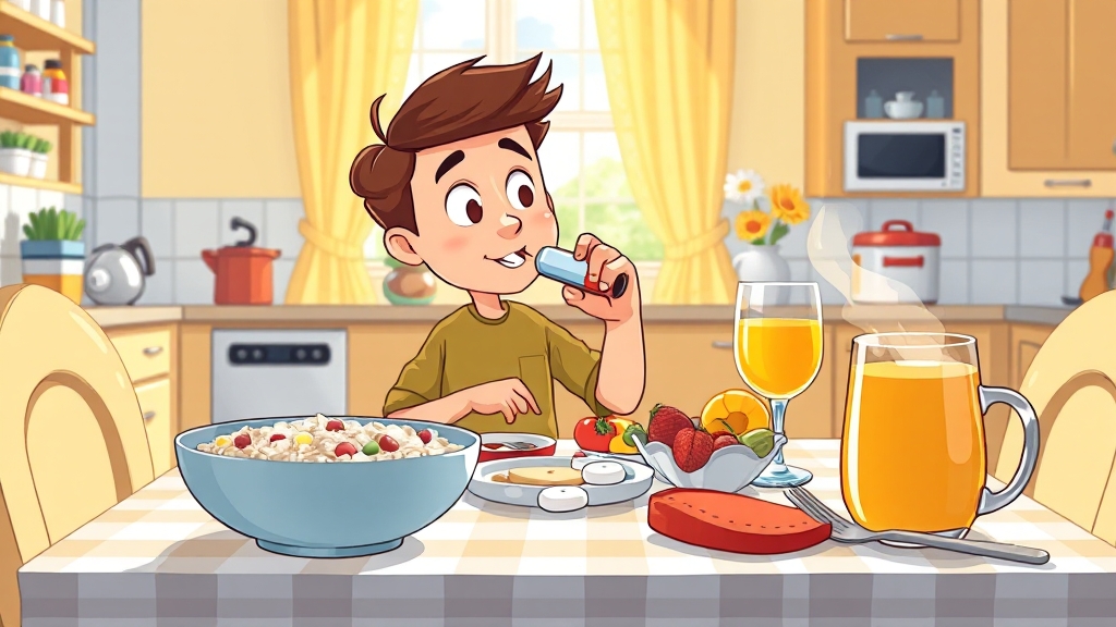 코큐텐 복용 방법 (cartoon 스타일)