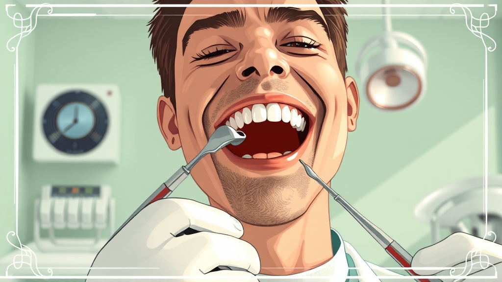 건강한 치아를 위한 일상 관리법 (illustration 스타일)