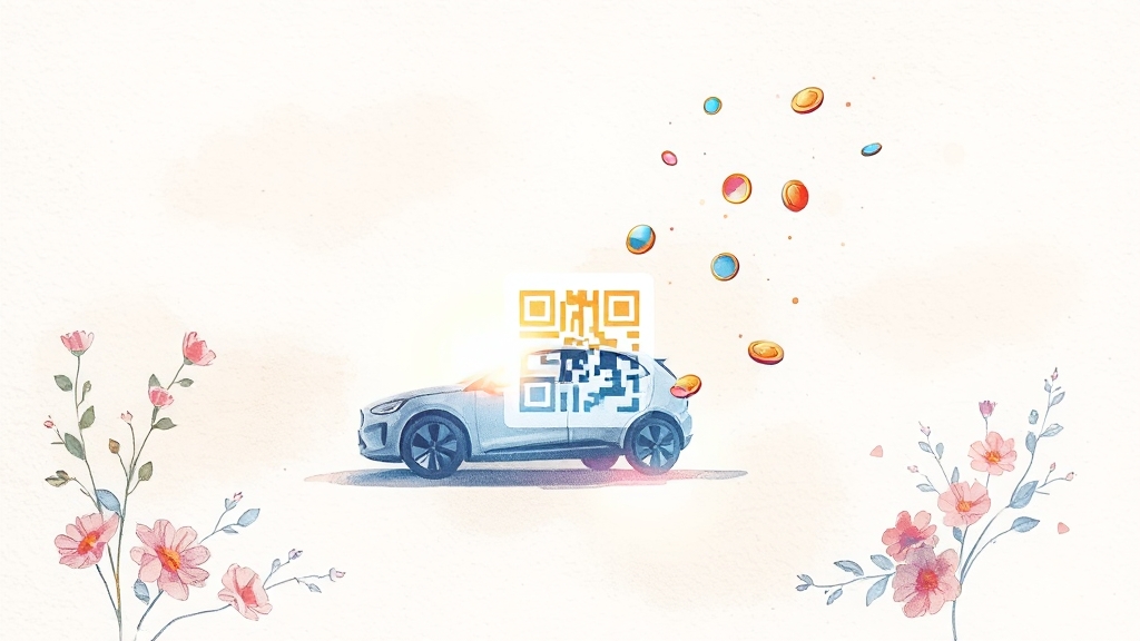 자동차세, 할인 혜택 놓치지 마세요! (watercolor 스타일)