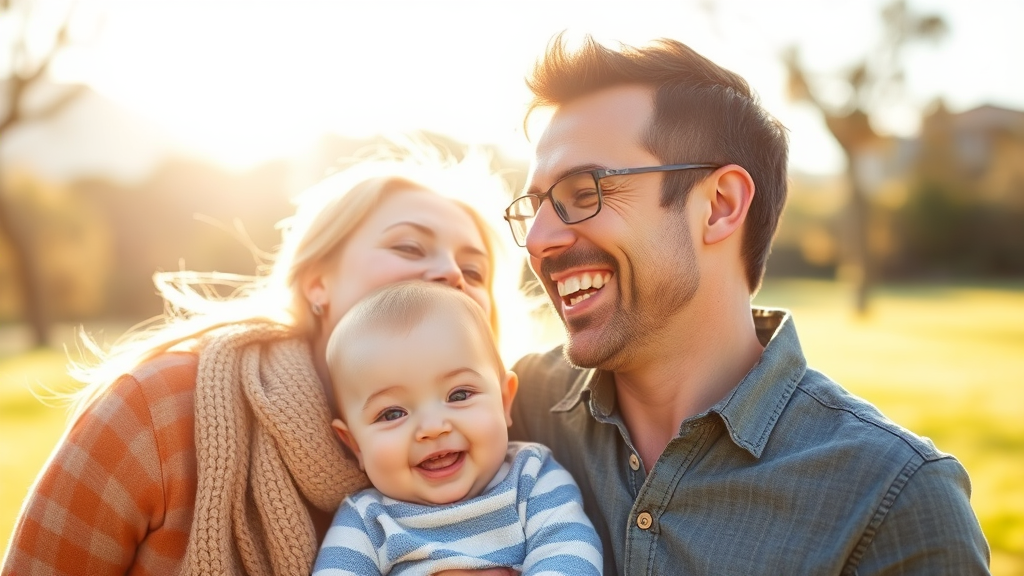 육아휴직 급여 핵심 요약 (realistic 스타일)