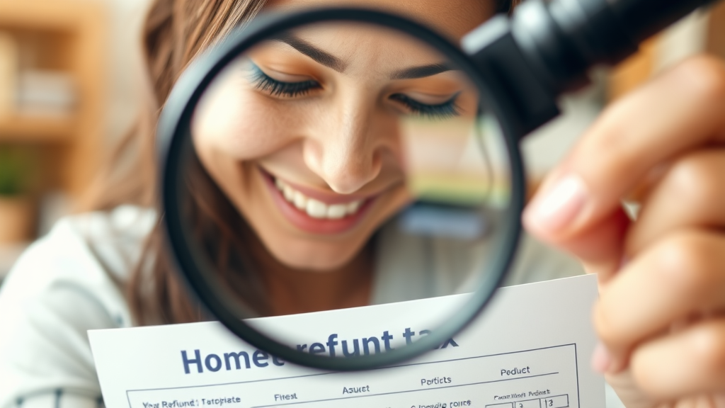 홈택스 활용, 예상 환급금 조회 (realistic 스타일)