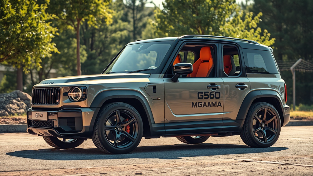 GV60 마그마 디자인 분석 (realistic 스타일)