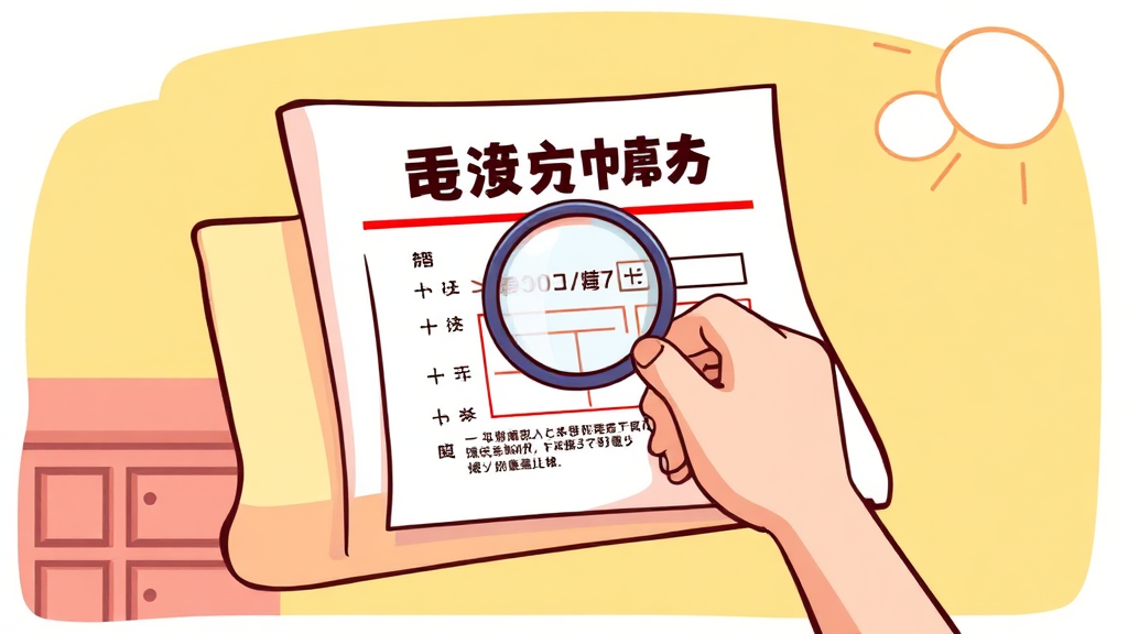 등기부등본, 이것만은 꼭 확인하세요! (cartoon 스타일)