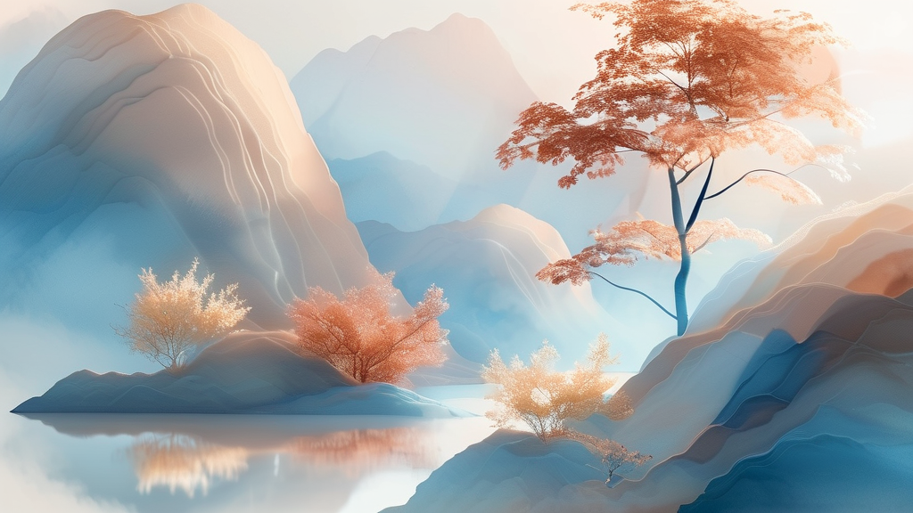 통합돌봄 서비스, 더 궁금한 점은? (watercolor 스타일)