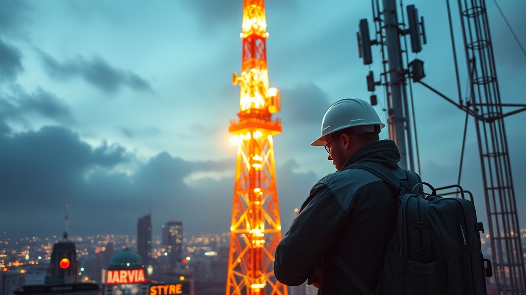 정보통신유지관리자란? (realistic 스타일)