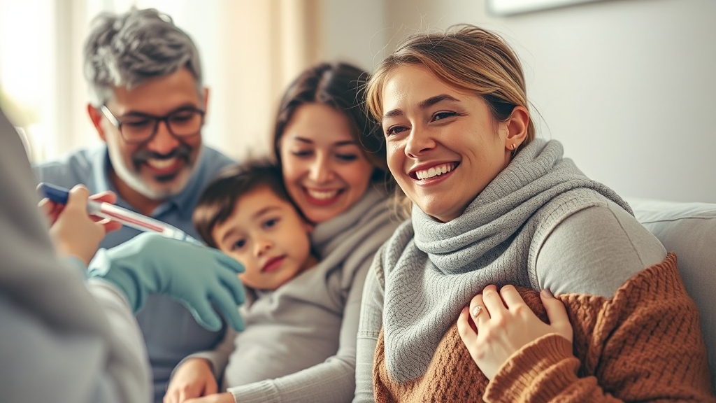 접종 전후 주의사항 (realistic 스타일)