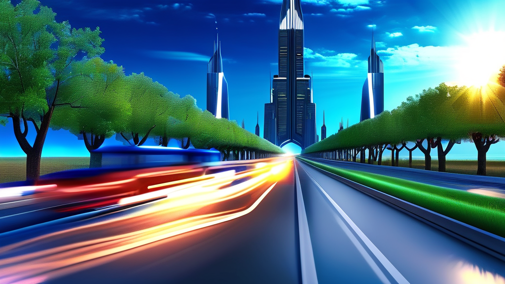 AI 기술, 산업 혁신을 이끄는 동력 (realistic 스타일)