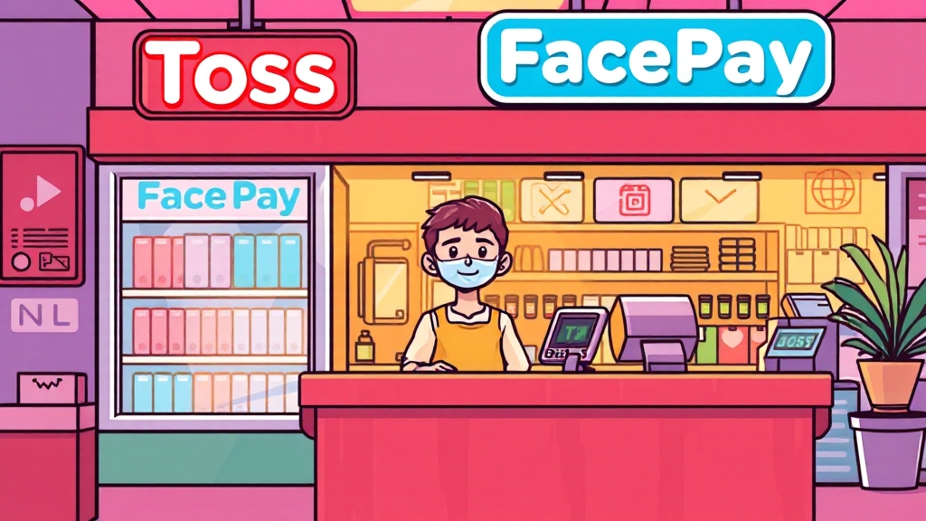 페이스페이 사용처 찾는 방법 (cartoon 스타일)