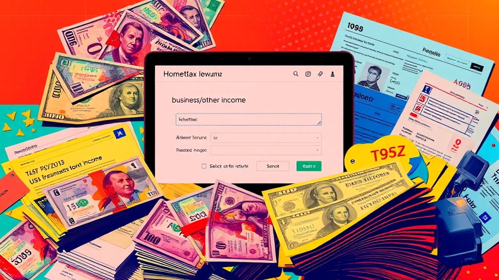 종합소득세 신고, 무엇을 준비해야 할까? (popart 스타일)