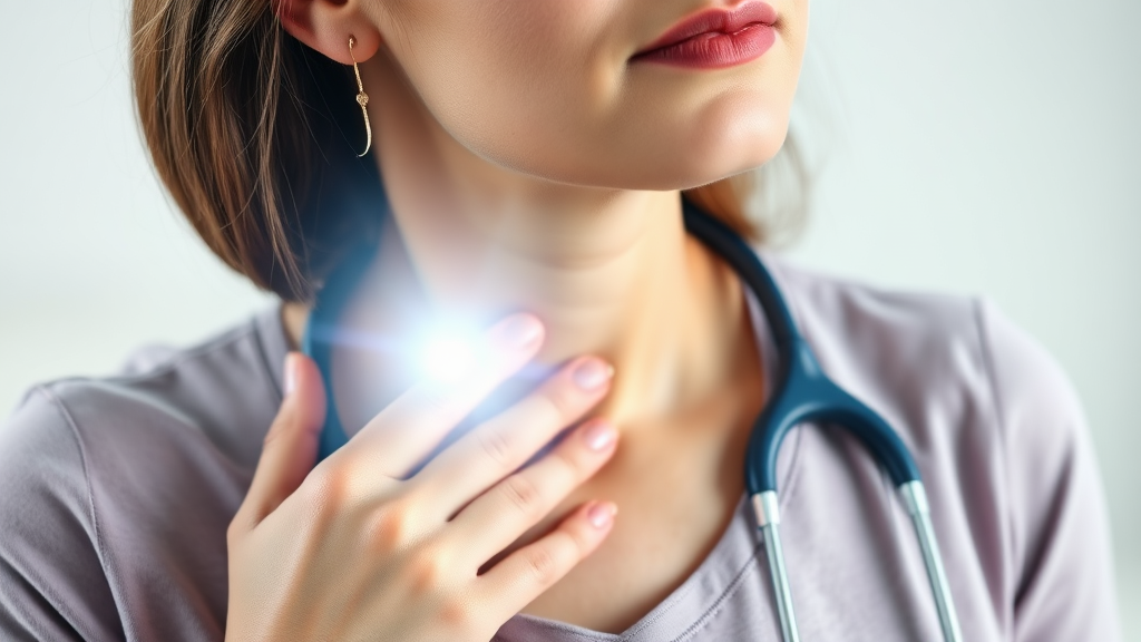 갑상선암, 여성에게 특히 와닿는 이유와 관리의 중요성 (realistic 스타일)