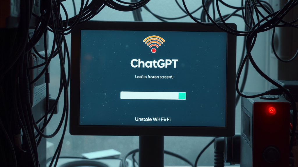 챗GPT 오류 원인 분석 (realistic 스타일)