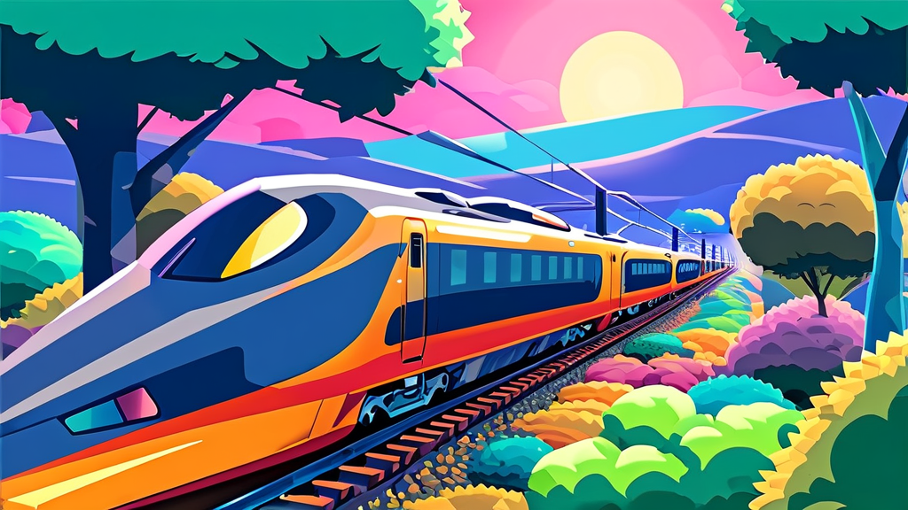 KTX와 SRT, 어떤 기차를 선택해야 할까? (cartoon 스타일)