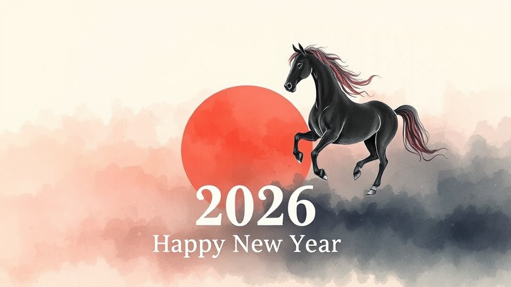 이미지 활용 팁: 시각적 연하장 만들기 (watercolor 스타일)