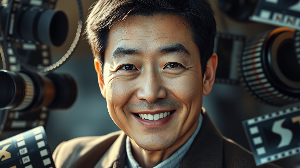 안성기 배우의 영화 인생과 의미 (realistic 스타일)