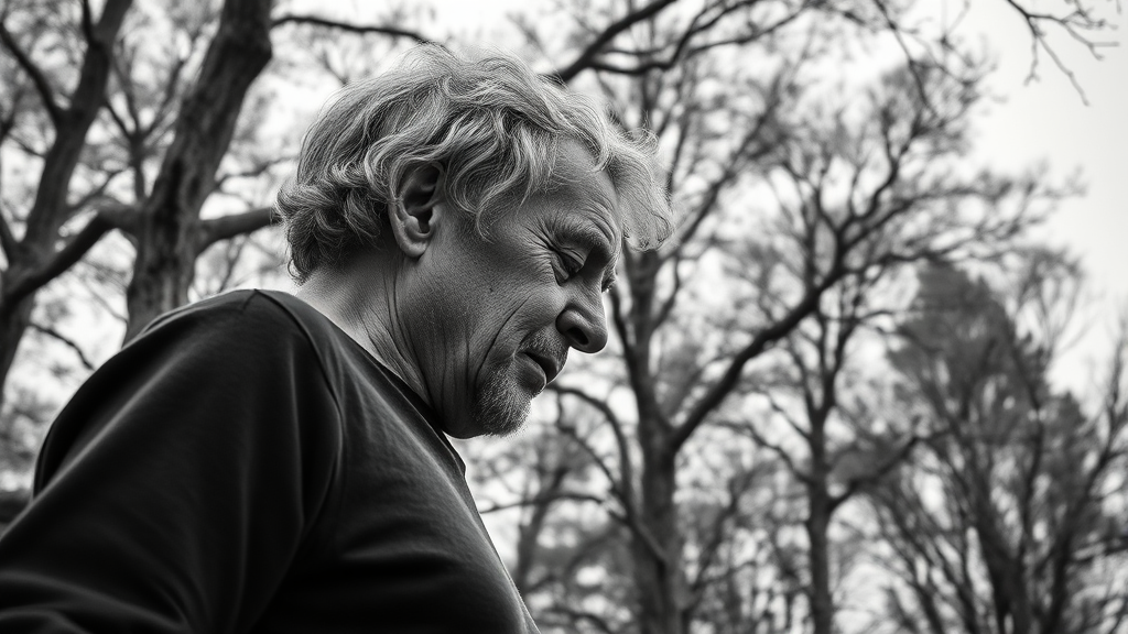 갱년기의 원인: 호르몬 변화 (realistic 스타일)