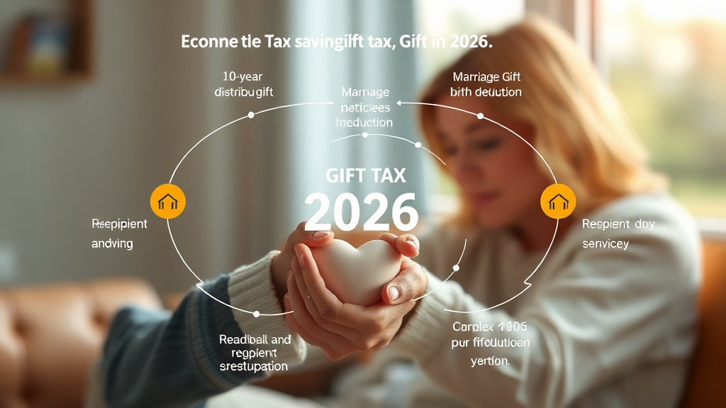 2026년 증여세 절세 전략 및 핵심 요약 (realistic 스타일)