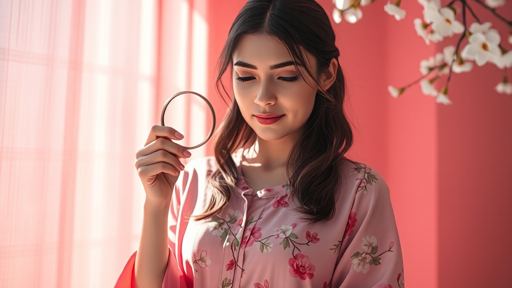 배란혈과 임신 가능성 (realistic 스타일)