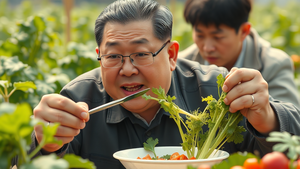 과거 행적 재조명: ‘삼시세끼’ 텃밭 브레이커의 그림자 (realistic 스타일)