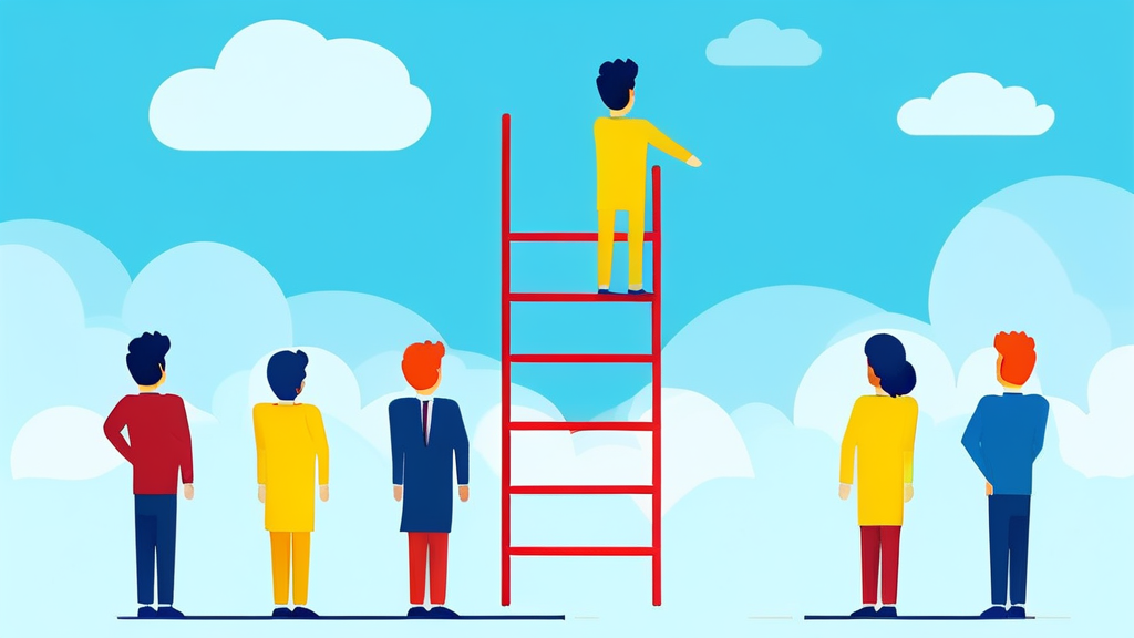 정부 지원 대출: 저신용자를 위한 든든한 버팀목 (cartoon 스타일)