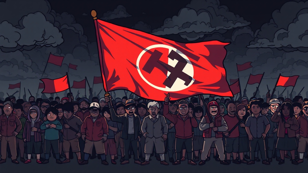 파시즘, 뭐가 다를까? (cartoon 스타일)