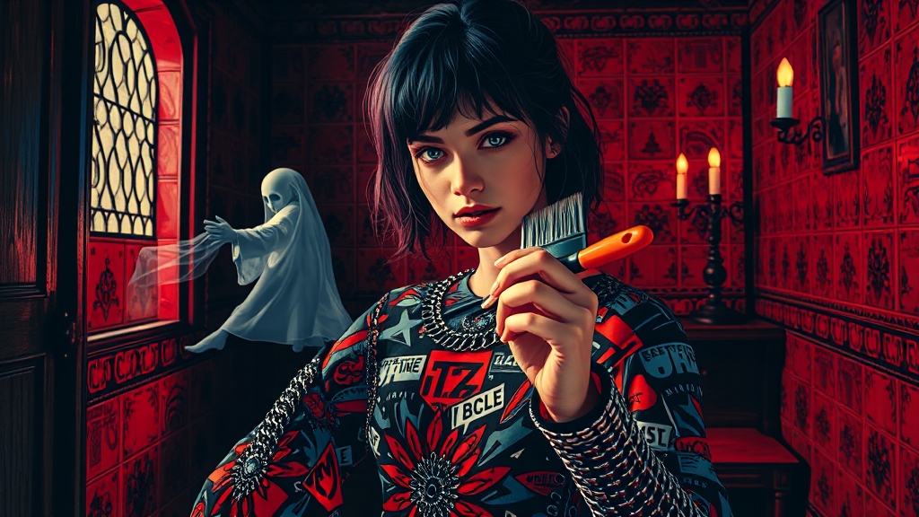 귀궁 웹툰 제작 배경 (popart 스타일)
