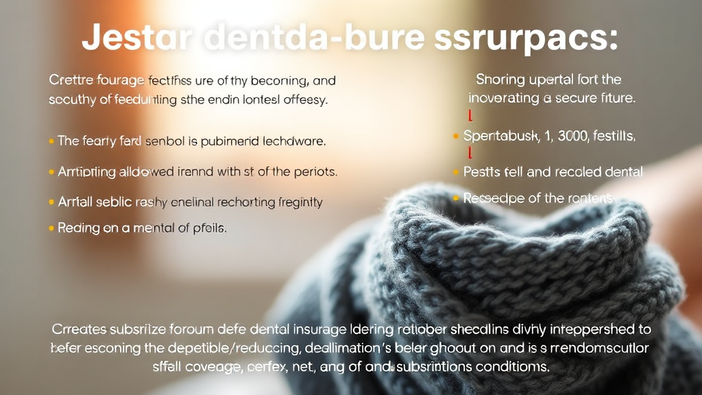 치아보험, 이것만은 꼭 확인하세요! (realistic 스타일)