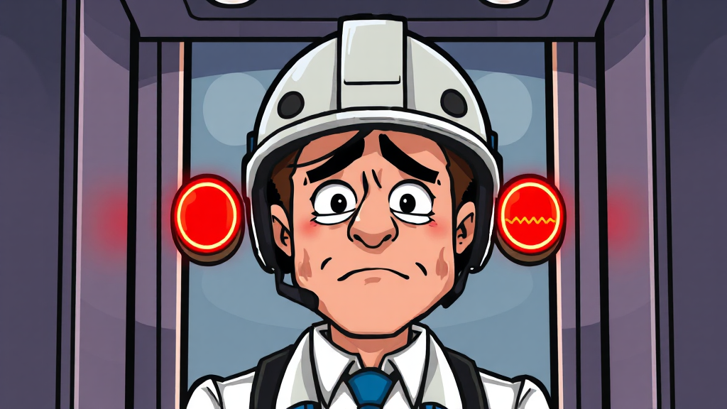 안전관리자, 아무나 될 수 없나요? (cartoon 스타일)