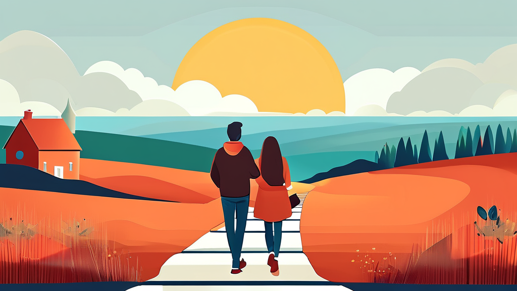 디딤돌대출, 현명하게 활용하여 내 집 마련 성공하기 (illustration 스타일)