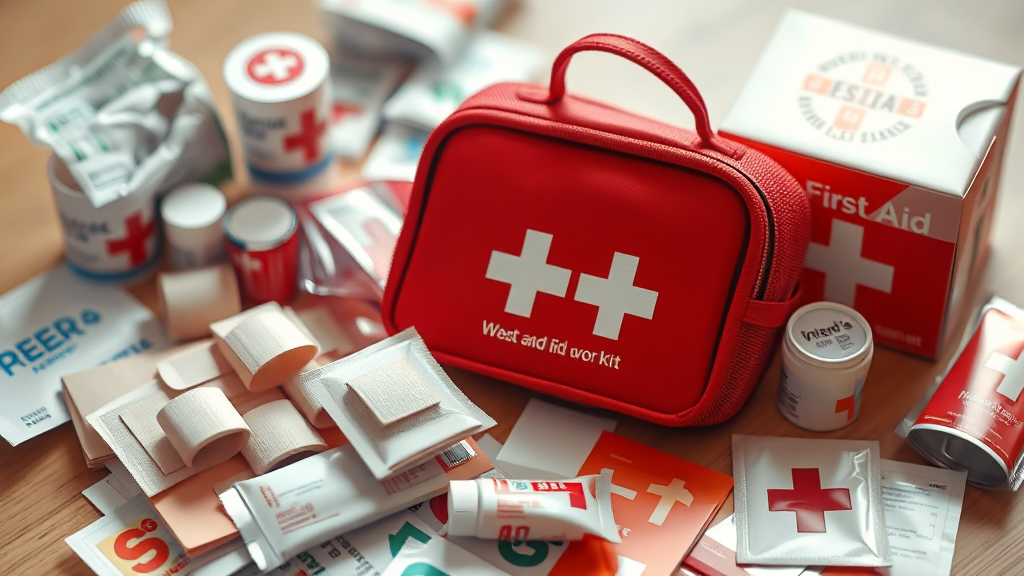 구급상자 활용 꿀팁 (realistic 스타일)